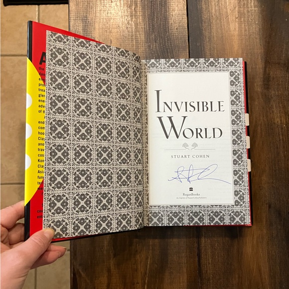 Signed - First Edition - Invisible World by Stuart Cohen - Hardcover 1998 - Picture 11 of 14